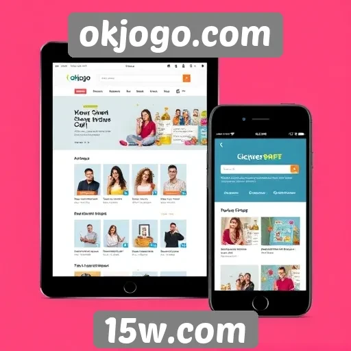 Desempenho do site okjogo em diferentes dispositivos